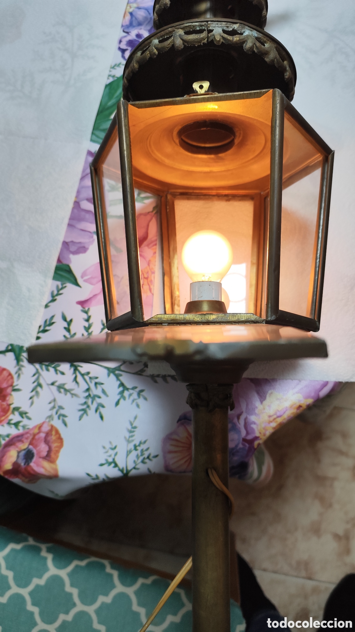 Antig&uuml;edades: Gran Farol de Carruaje Antiguo - Foto 5
