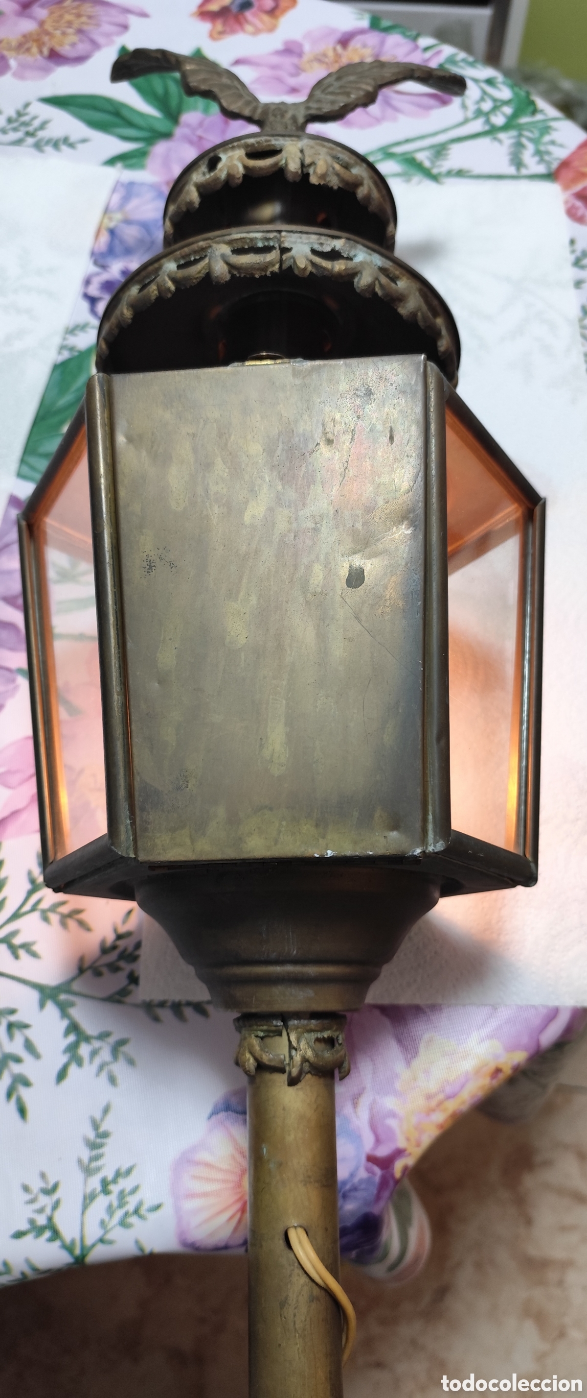 Antig&uuml;edades: Gran Farol de Carruaje Antiguo - Foto 6