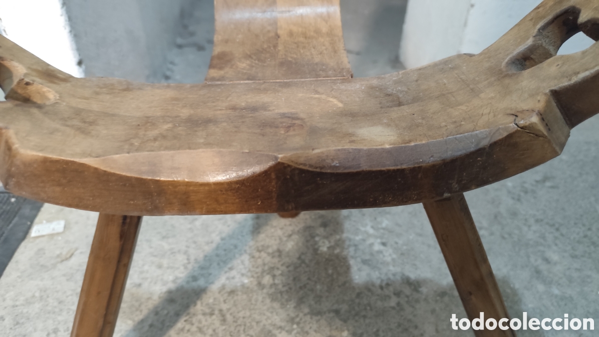 Antig&uuml;edades: Silla paridera antigua - Foto 3