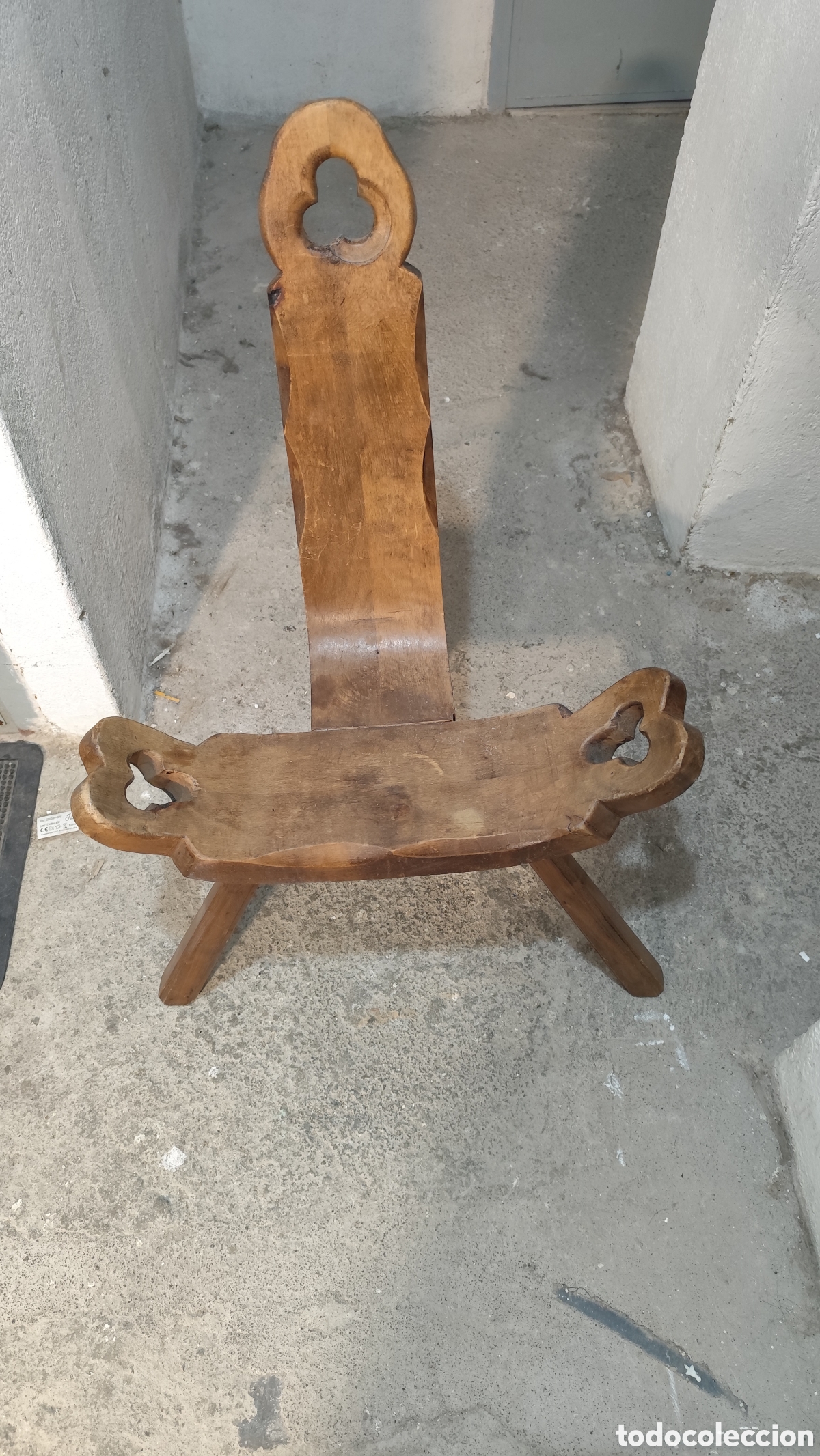 Antig&uuml;edades: Silla paridera antigua - Foto 1