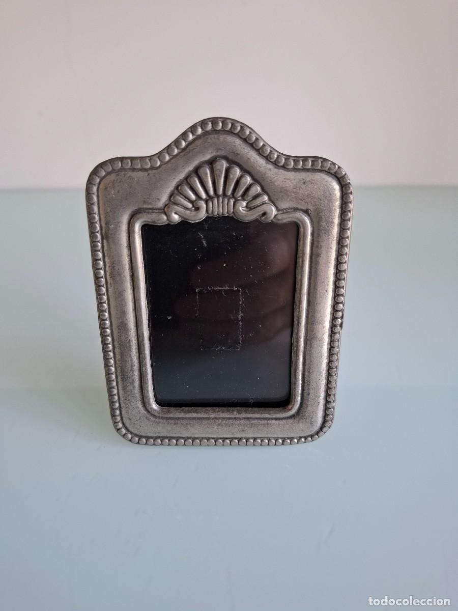 Antiquit&auml;ten: ANTIGUO MARCO DE ALPACA PARA FOTOGRAF&Iacute;AS - ESTILO MODERNISTA - ESTA&Ntilde;O - PORTUGAL