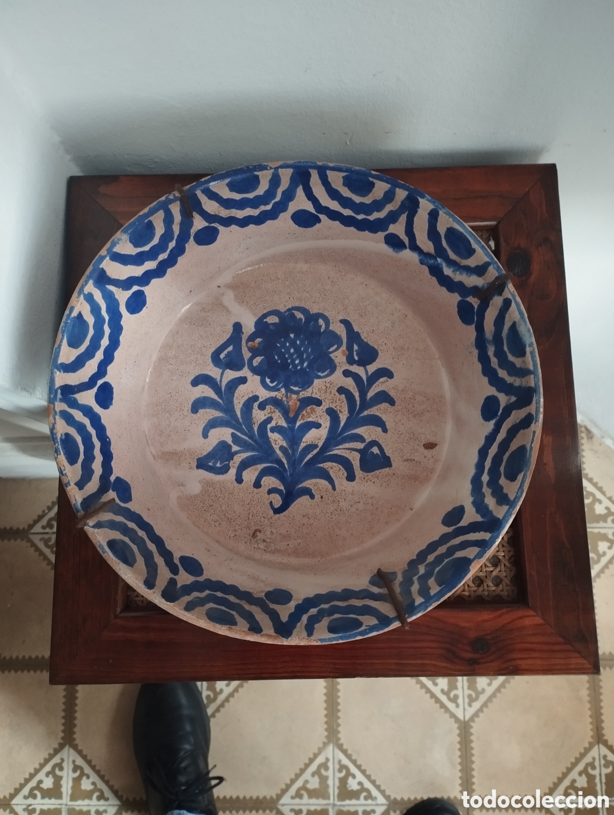 Antiques: Lebrillo Fajalauza siglo XIX