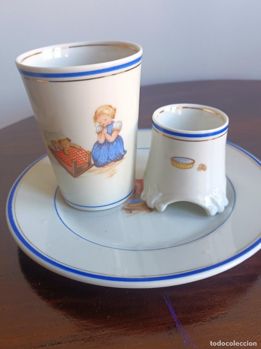 Antig&uuml;edades: Vajilla infantil de porcelana vintage