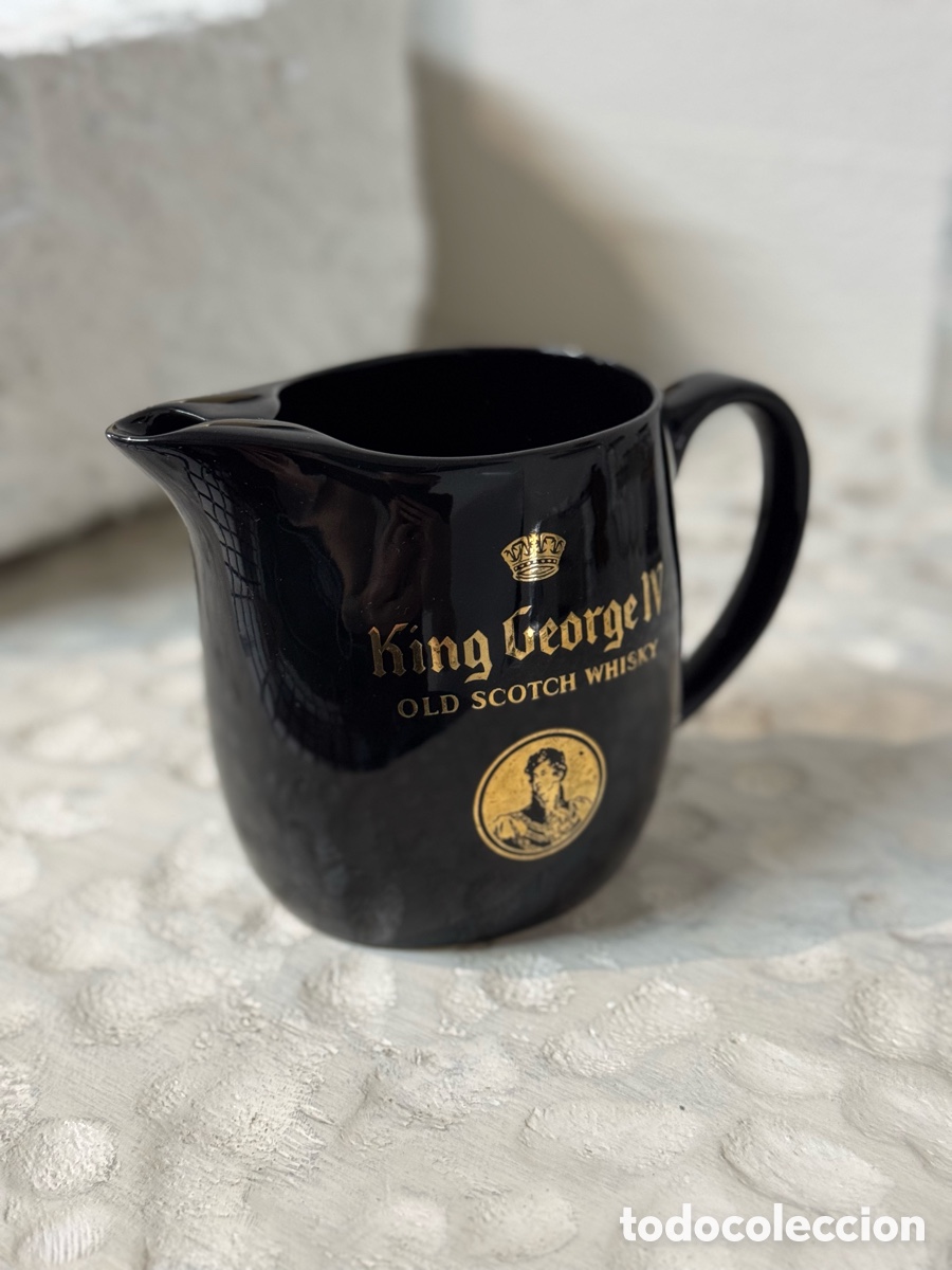 Antiques: Jarra vintage King George IV Old Scotch Whisky