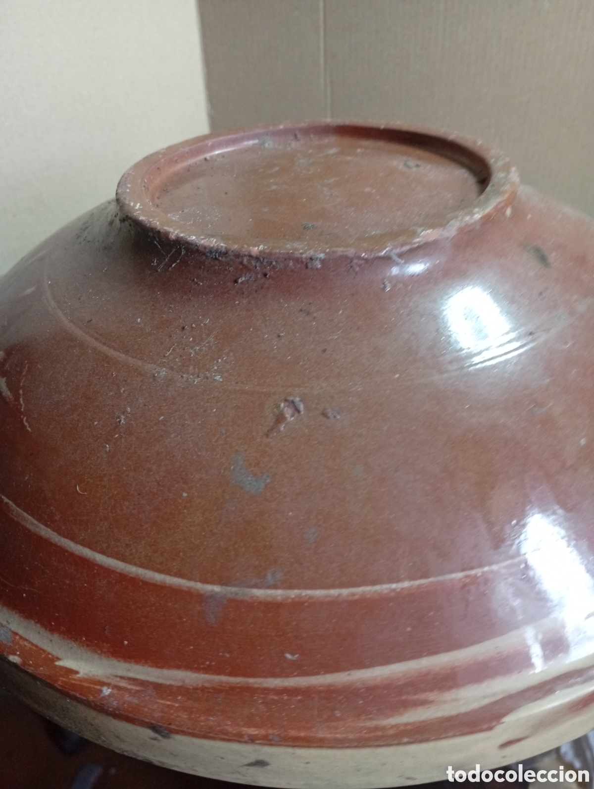 Antig&uuml;edades: Lebrillo de cer&aacute;mica - Foto 5