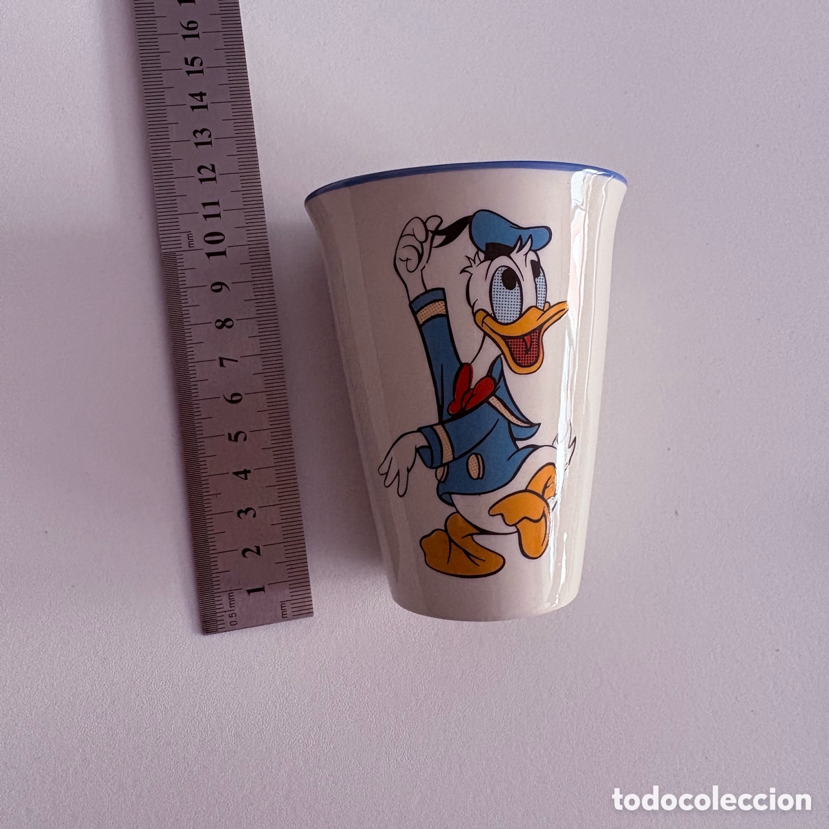 Oggetti Antichi: vaso de Porcelana Pontesa Spain pato donald Walt Disney