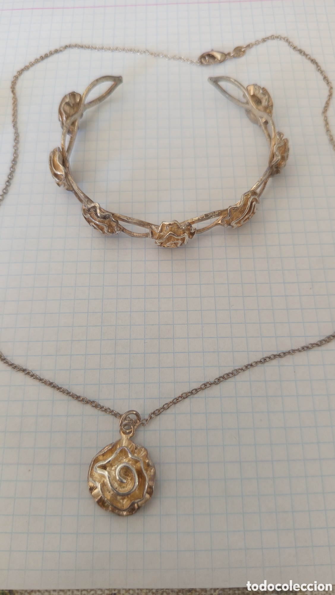 Antig&uuml;edades: Lote de conjunto en plata - Foto 2
