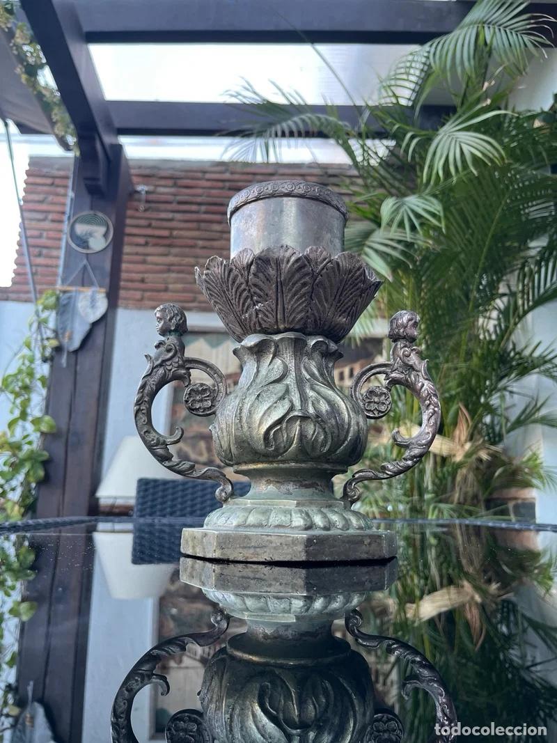 Antiguidades: Antiguo candelabro de iglesia principios siglo XX