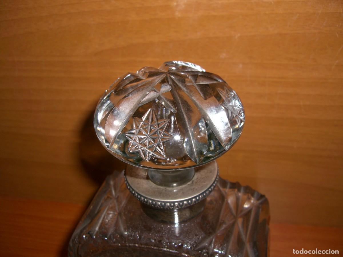 Antig&uuml;edades: LICORERA CRISTAL Y PLATA - Foto 3