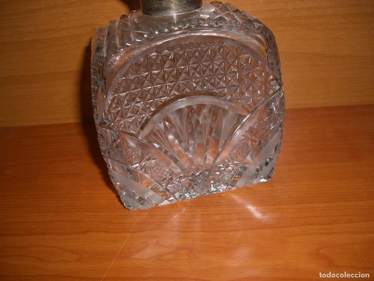 Antig&uuml;edades: LICORERA CRISTAL Y PLATA - Foto 5