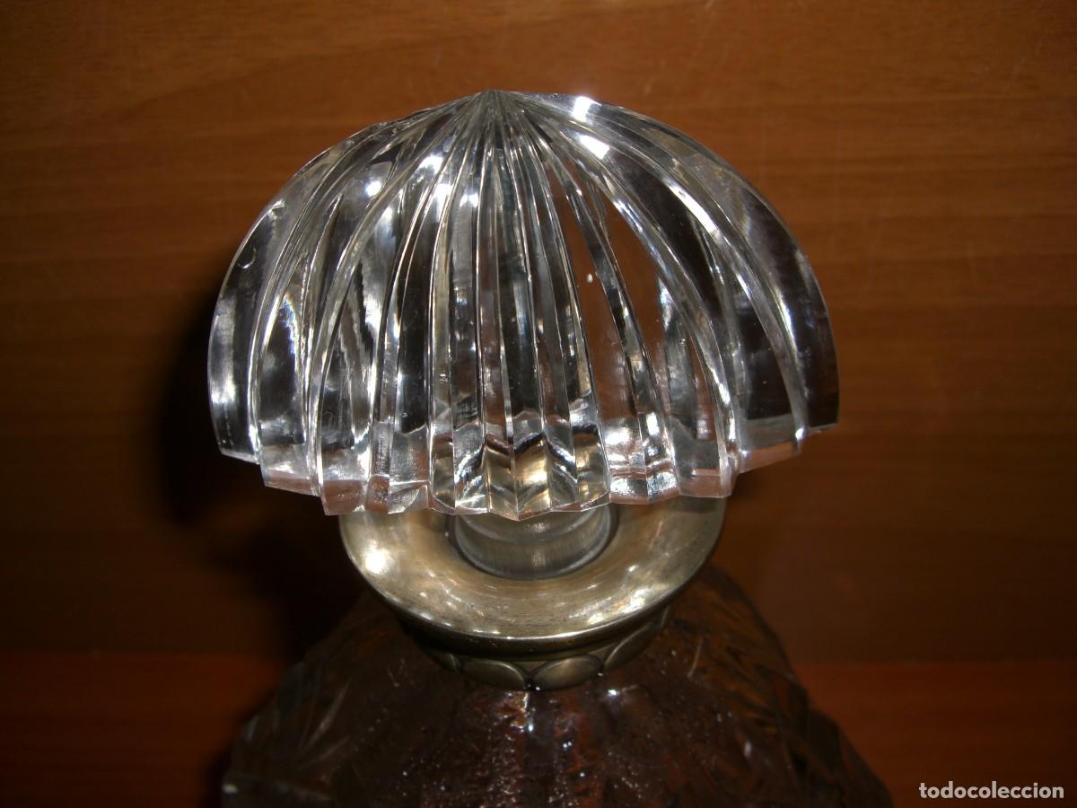 Antig&uuml;edades: LICORERA CRISTAL Y PLATA - Foto 2