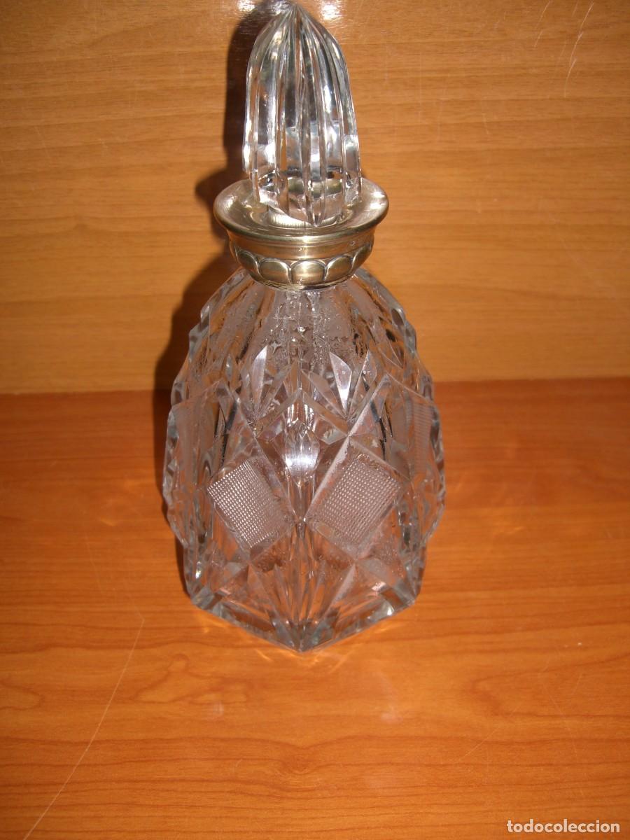 Antig&uuml;edades: LICORERA CRISTAL Y PLATA - Foto 4