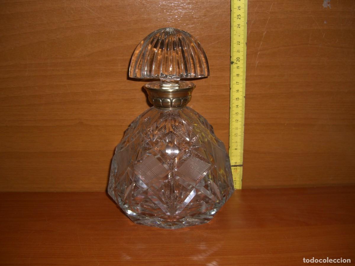 Antig&uuml;edades: LICORERA CRISTAL Y PLATA - Foto 9
