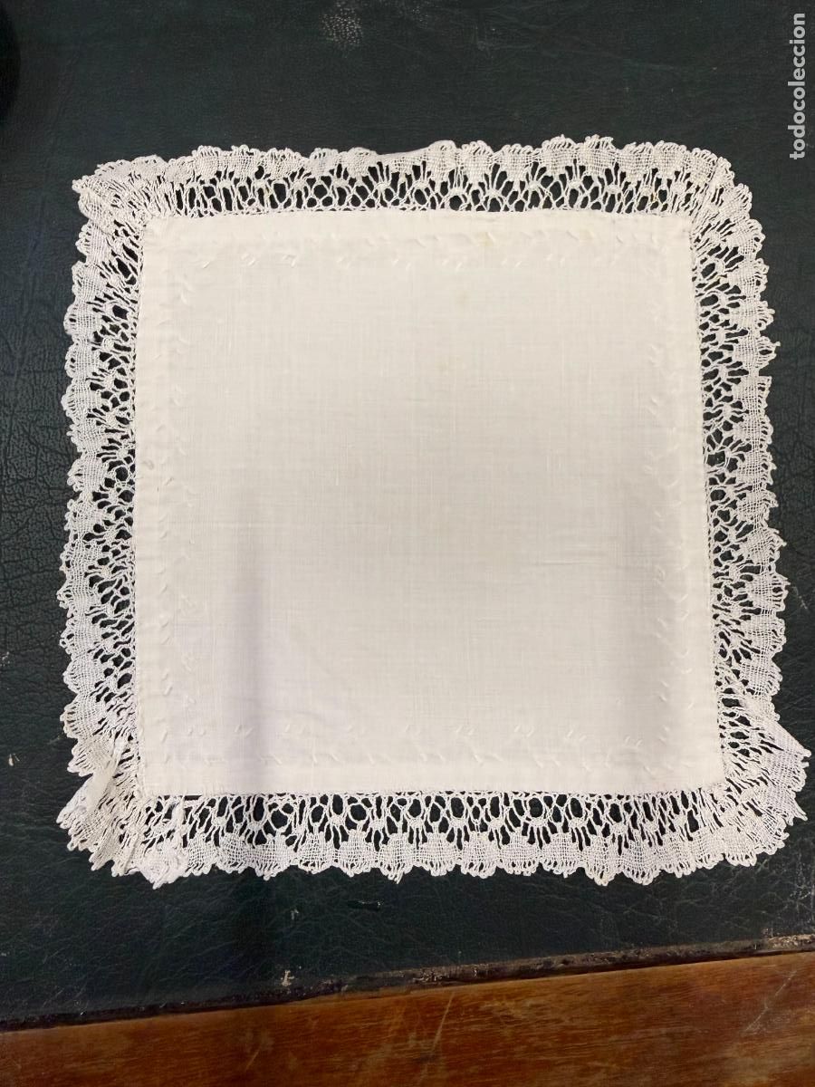 Oggetti Antichi: PALIA CUBRE CALIZ - MEDIDA 13 CM - RELIGIOSO