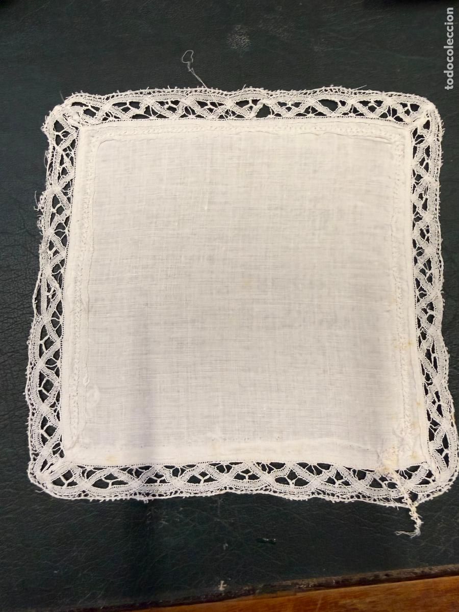 Oggetti Antichi: PALIA CUBRE CALIZ - MEDIDA 14 CM - RELIGIOSO