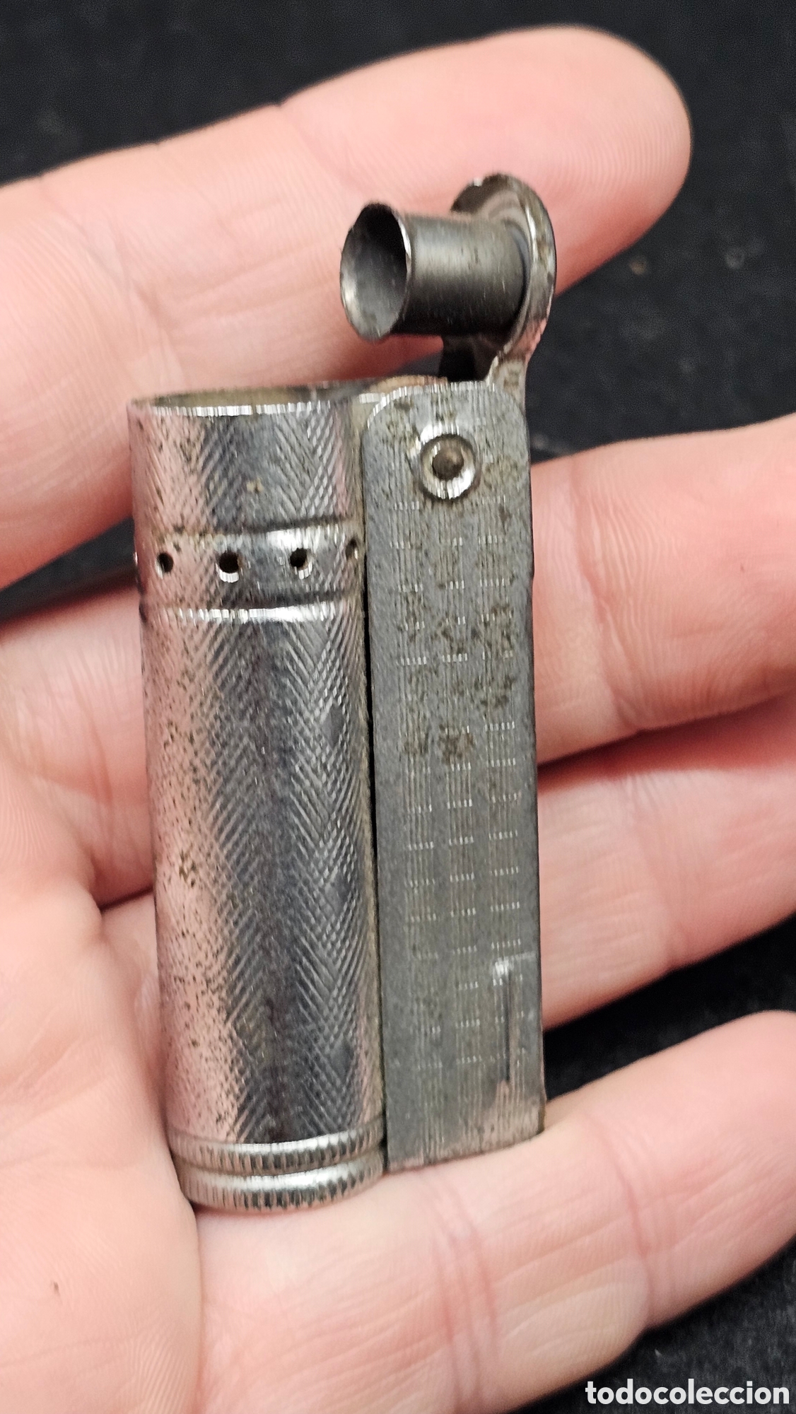 Antiquit&eacute;s: Mechero antiguo de gasolina