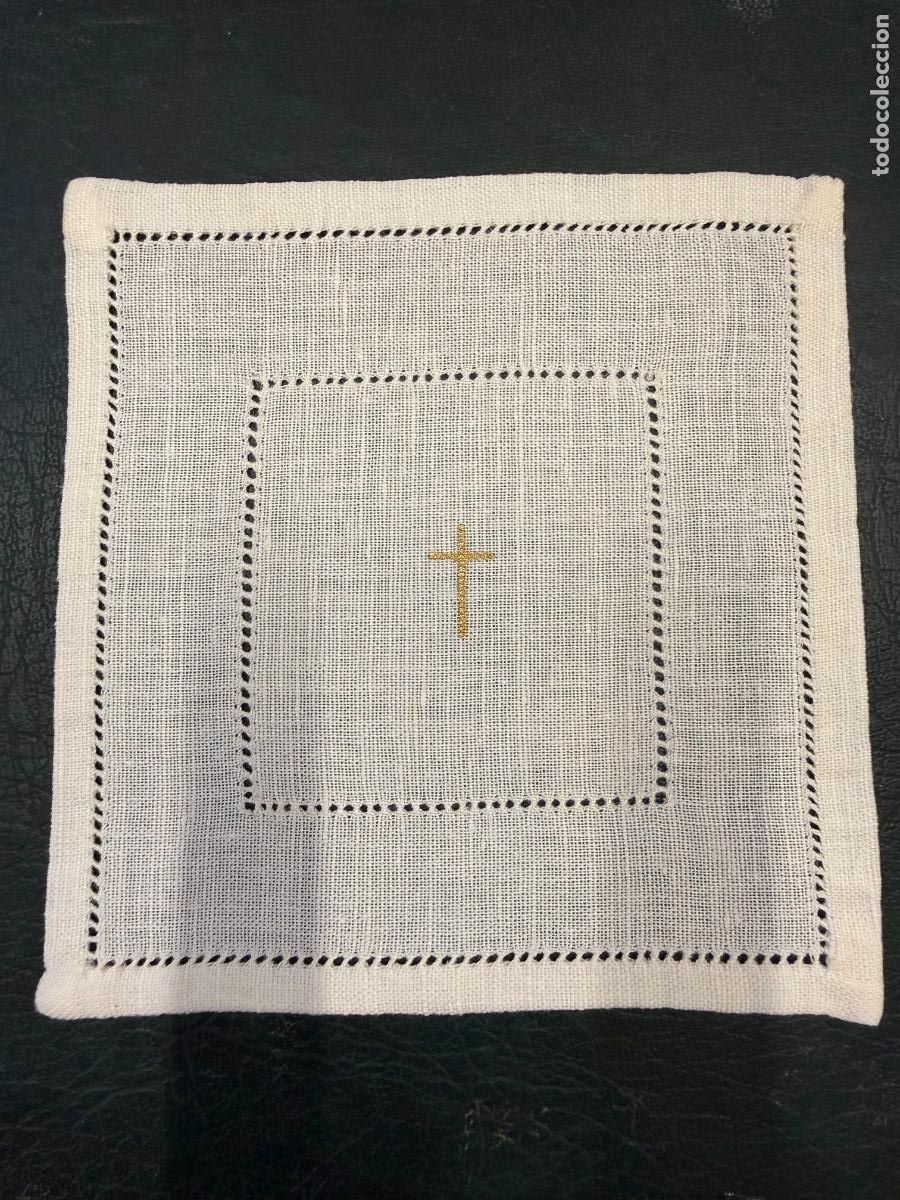 Antiquit&auml;ten: PALIA CUBRE CALIZ - MEDIDA 12 CM - RELIGIOSO