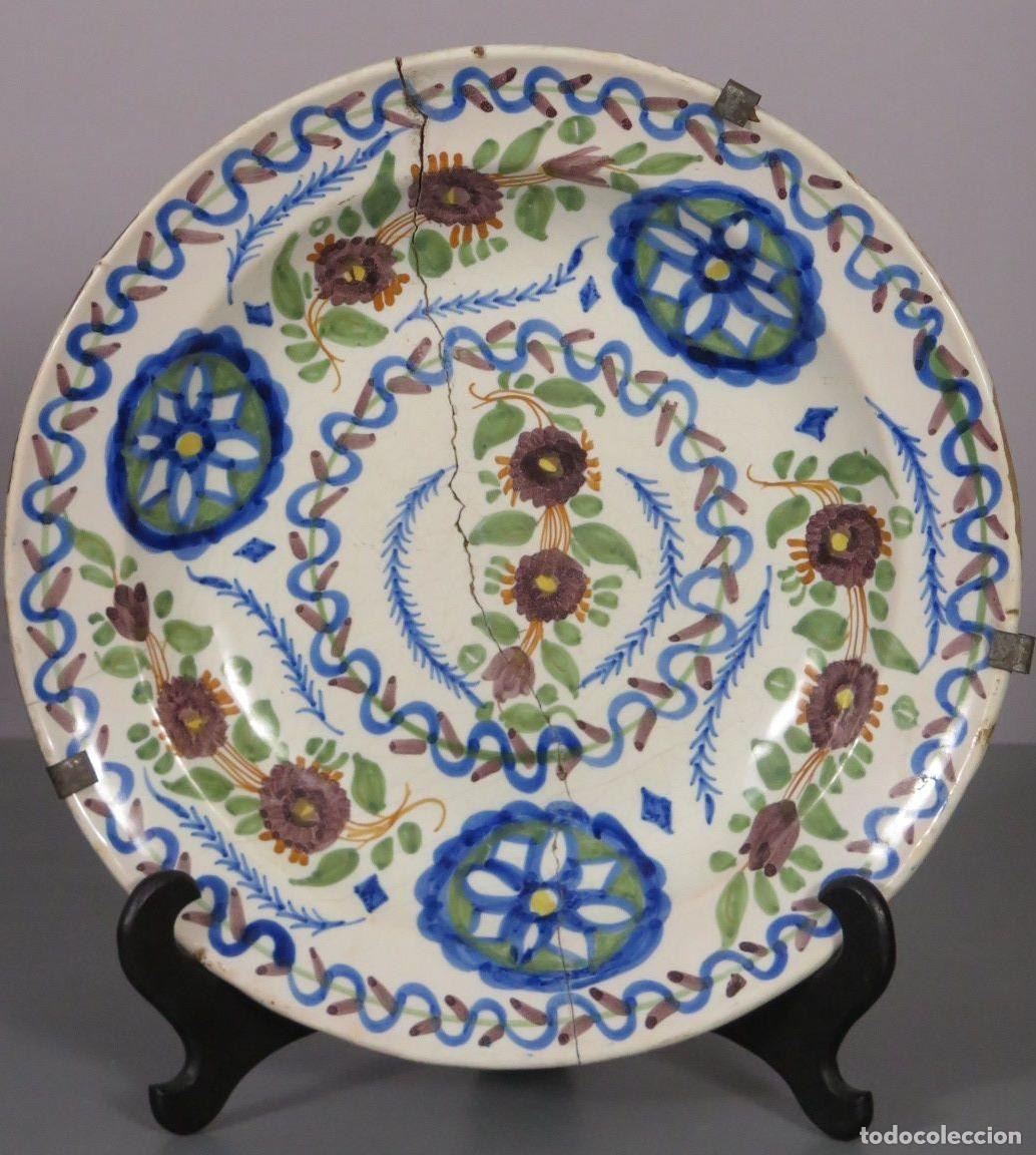 Antiguidades: PLATO. ONDA O MANISES. SIGLO XIX