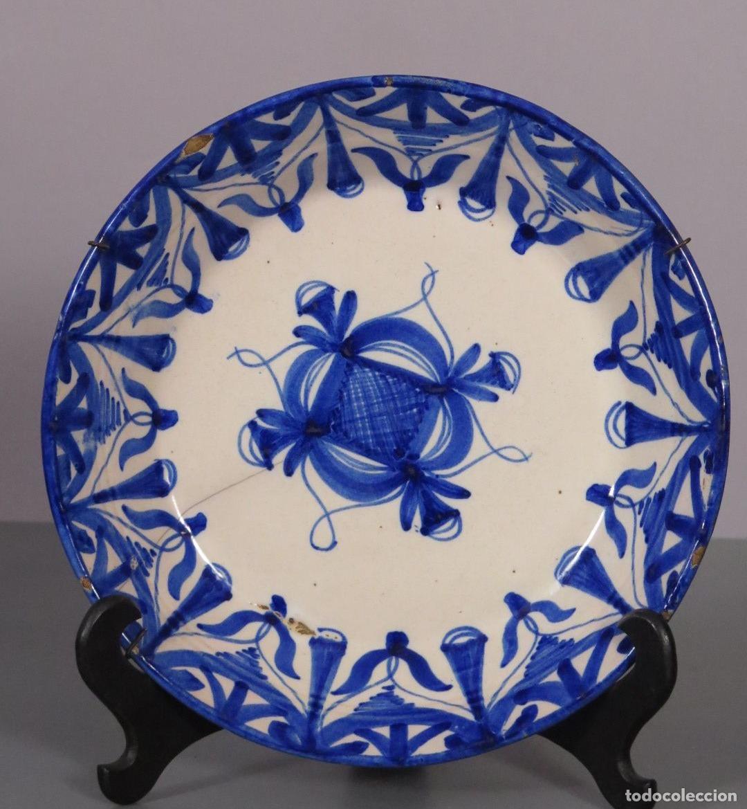 Antiguidades: PLATO. MANISES. FIRMADO. SIGLO XIX