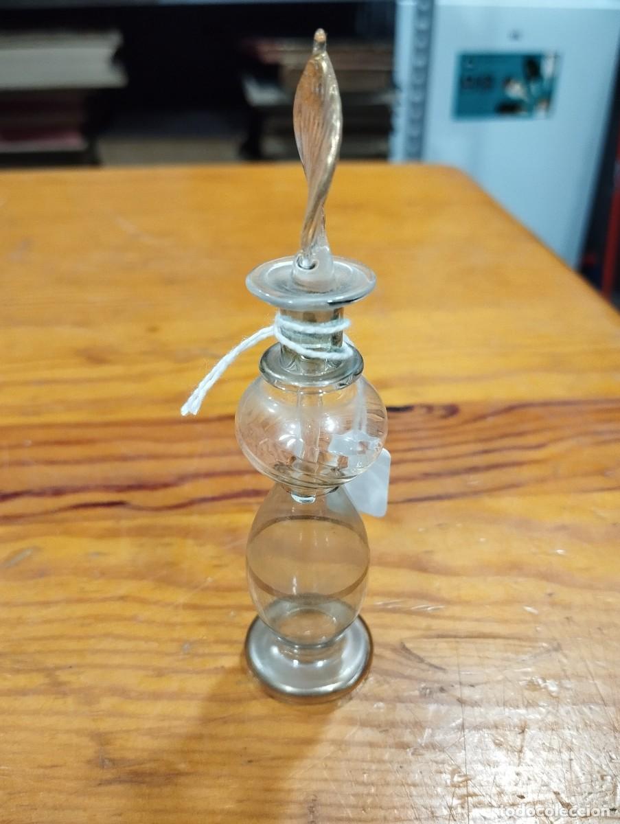 Antiguidades: PERFUMERO EGIPCIO CRISTAL SOPLADO.