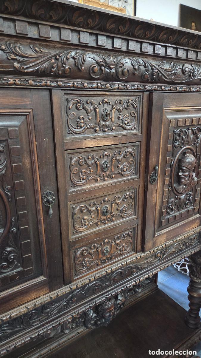 Antig&uuml;edades: mueble bar estilo renacimiento - Foto 12
