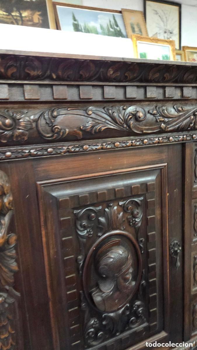 Antig&uuml;edades: mueble bar estilo renacimiento - Foto 16