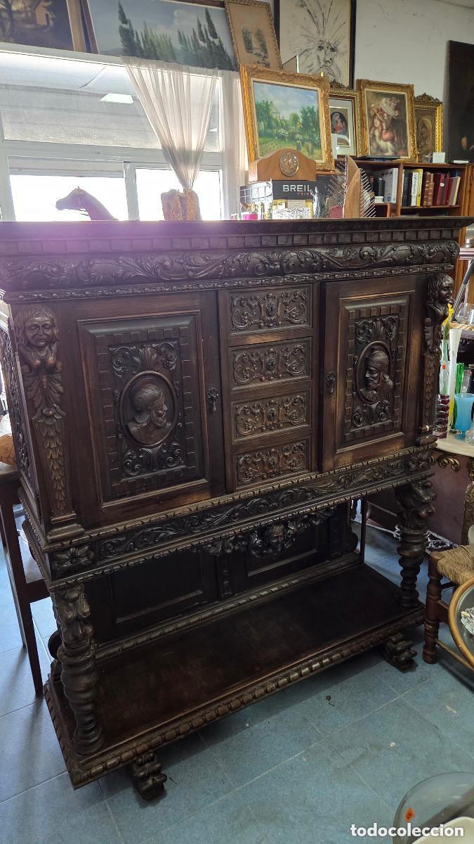 Antig&uuml;edades: mueble bar estilo renacimiento - Foto 23