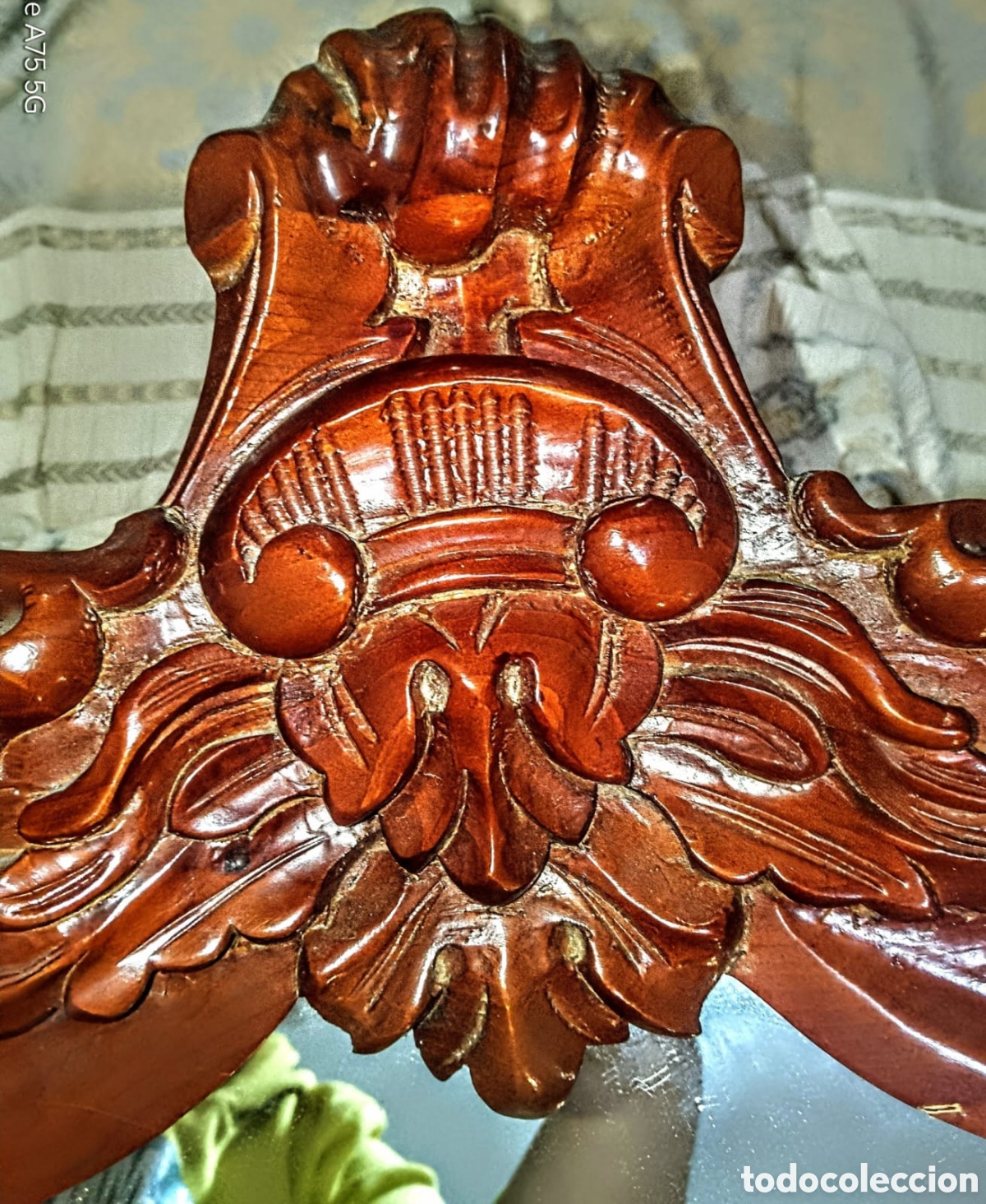 Antig&uuml;edades: Precioso espejo de madera - Foto 2