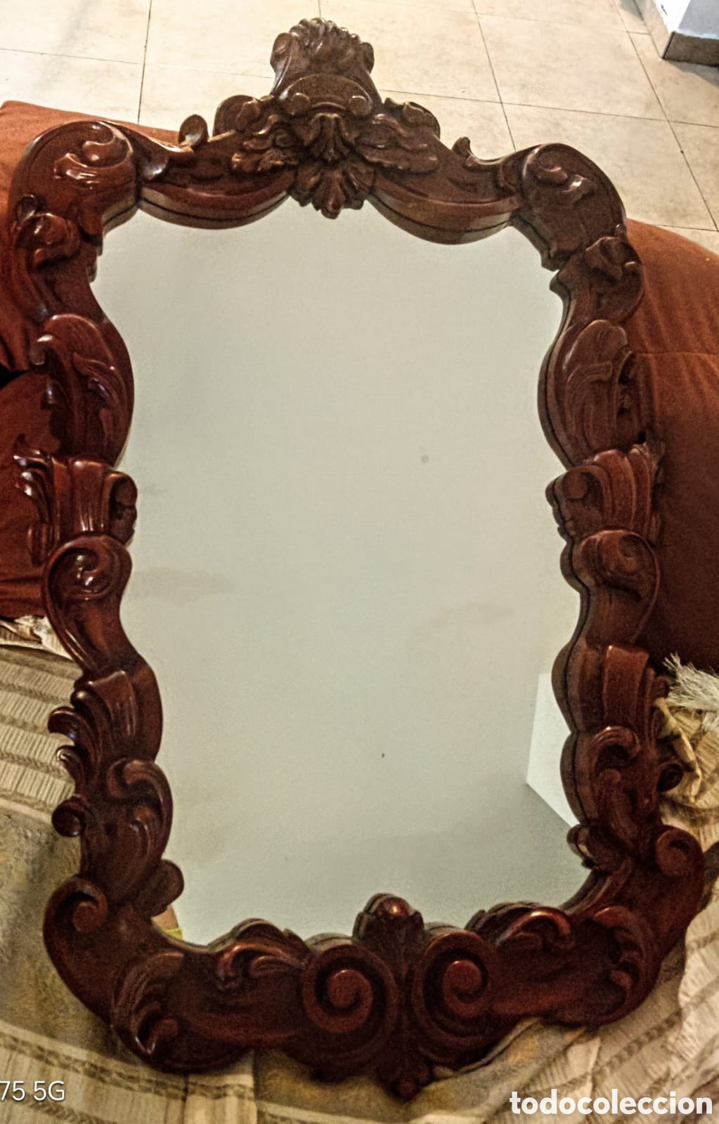 Antig&uuml;edades: Precioso espejo de madera - Foto 1