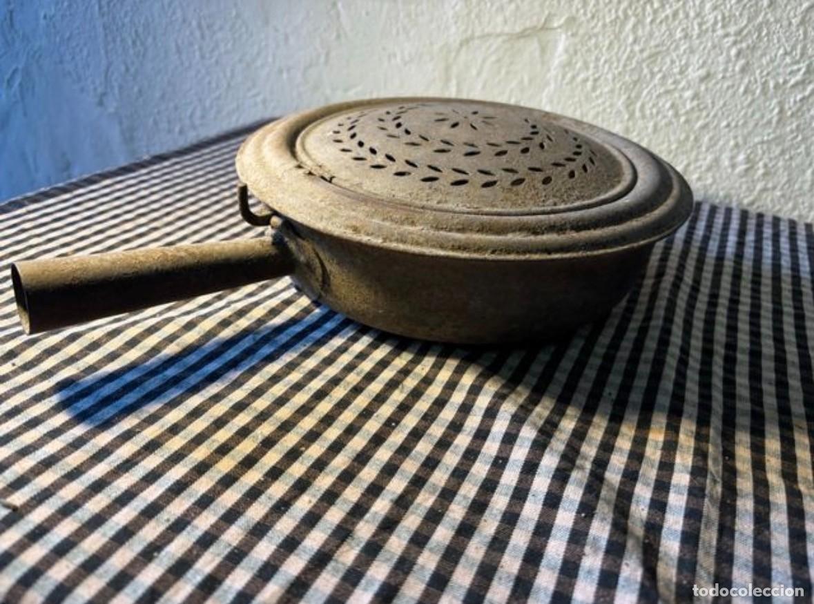 Antig&uuml;edades: Calentador antiguo de cama