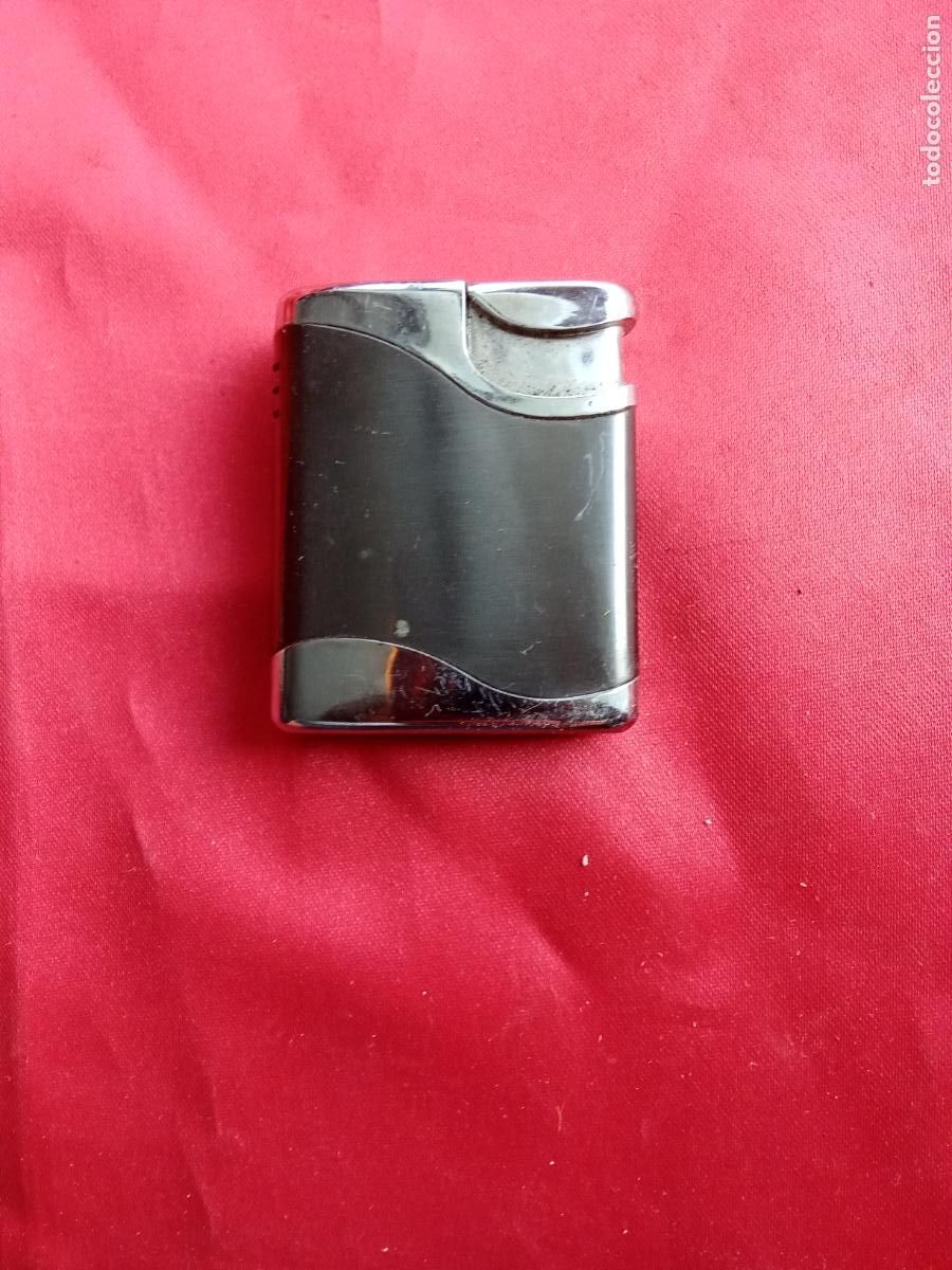 Antiguidades: Mechero encendedor Silver Match. Rinconera