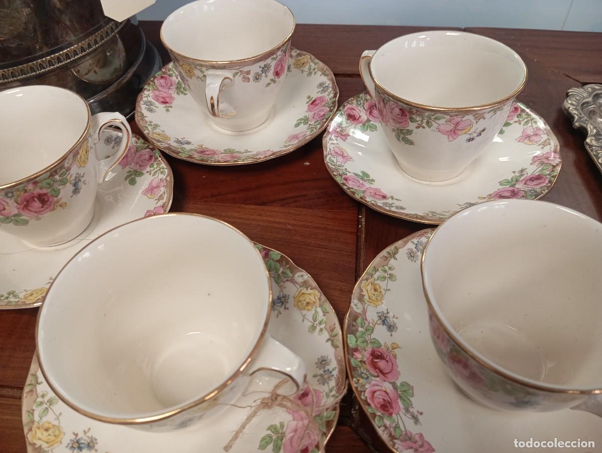 Antiques: Juego de t&eacute; Royal Doulton, modelo English Rose