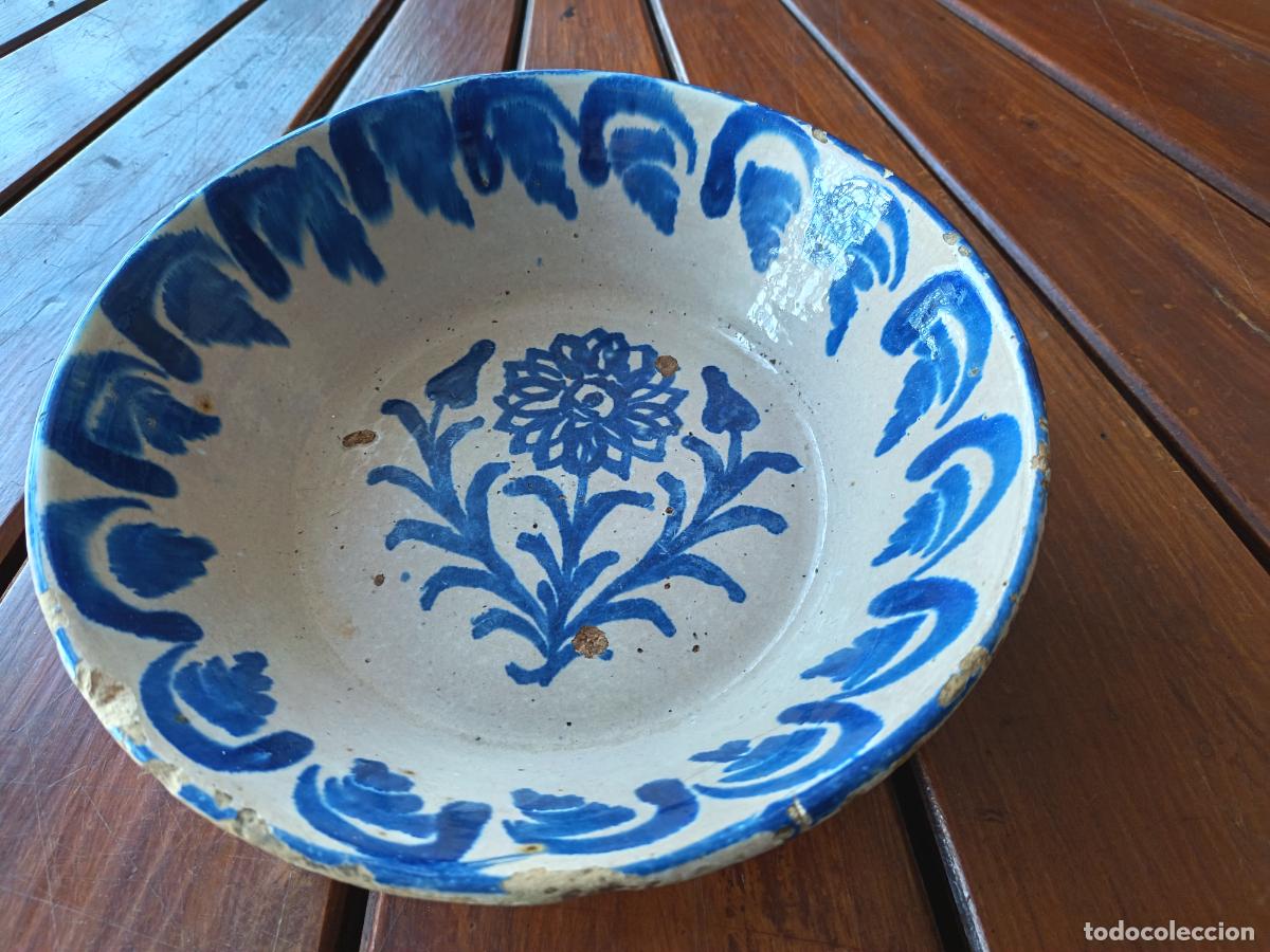 Antiguidades: ANTIGUA FUENTE DE FAJALAUZA. 27 CM DIAM. 8,5 CM ALT. LA DE LA FOTO.