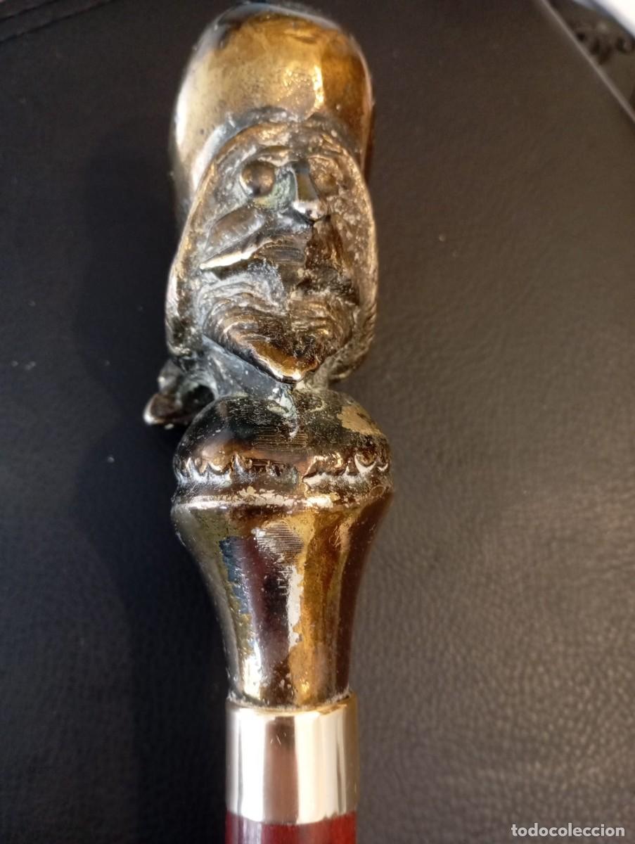 Antig&uuml;edades: Bast&oacute;n de conquistador con cabeza de bronce - Foto 5