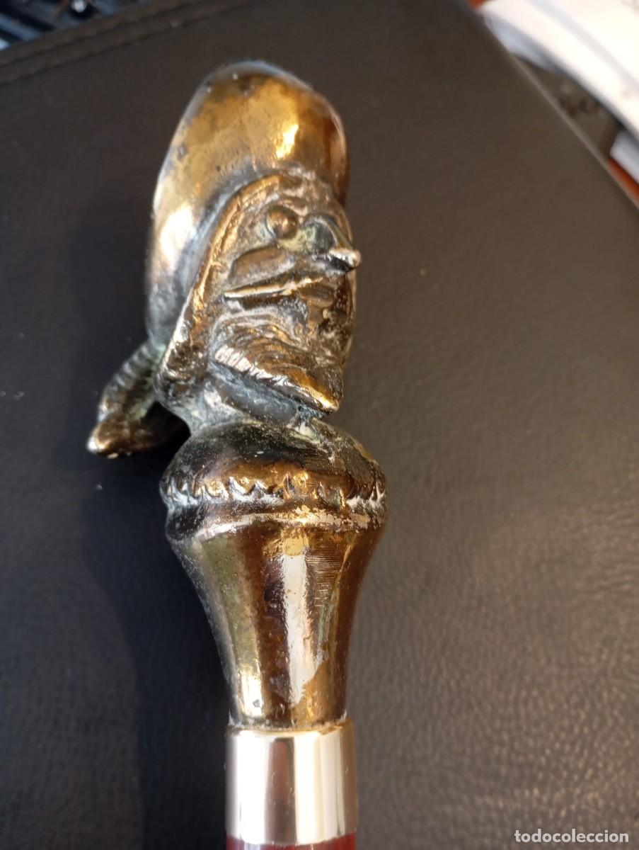 Antig&uuml;edades: Bast&oacute;n de conquistador con cabeza de bronce - Foto 6