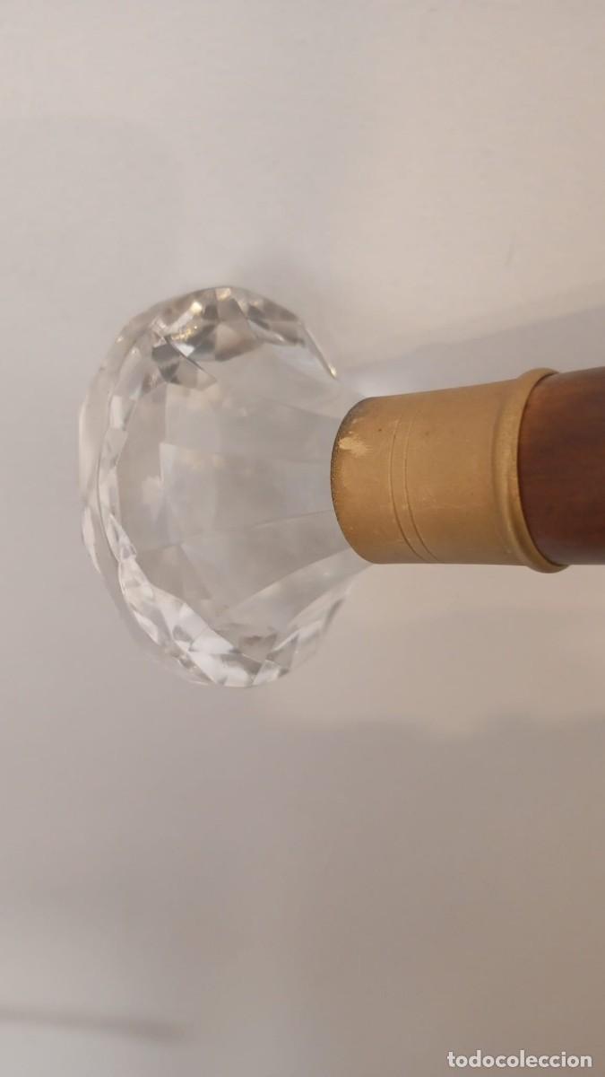 Antig&uuml;edades: Bast&oacute;n elegante con cabeza de diamante - Foto 4