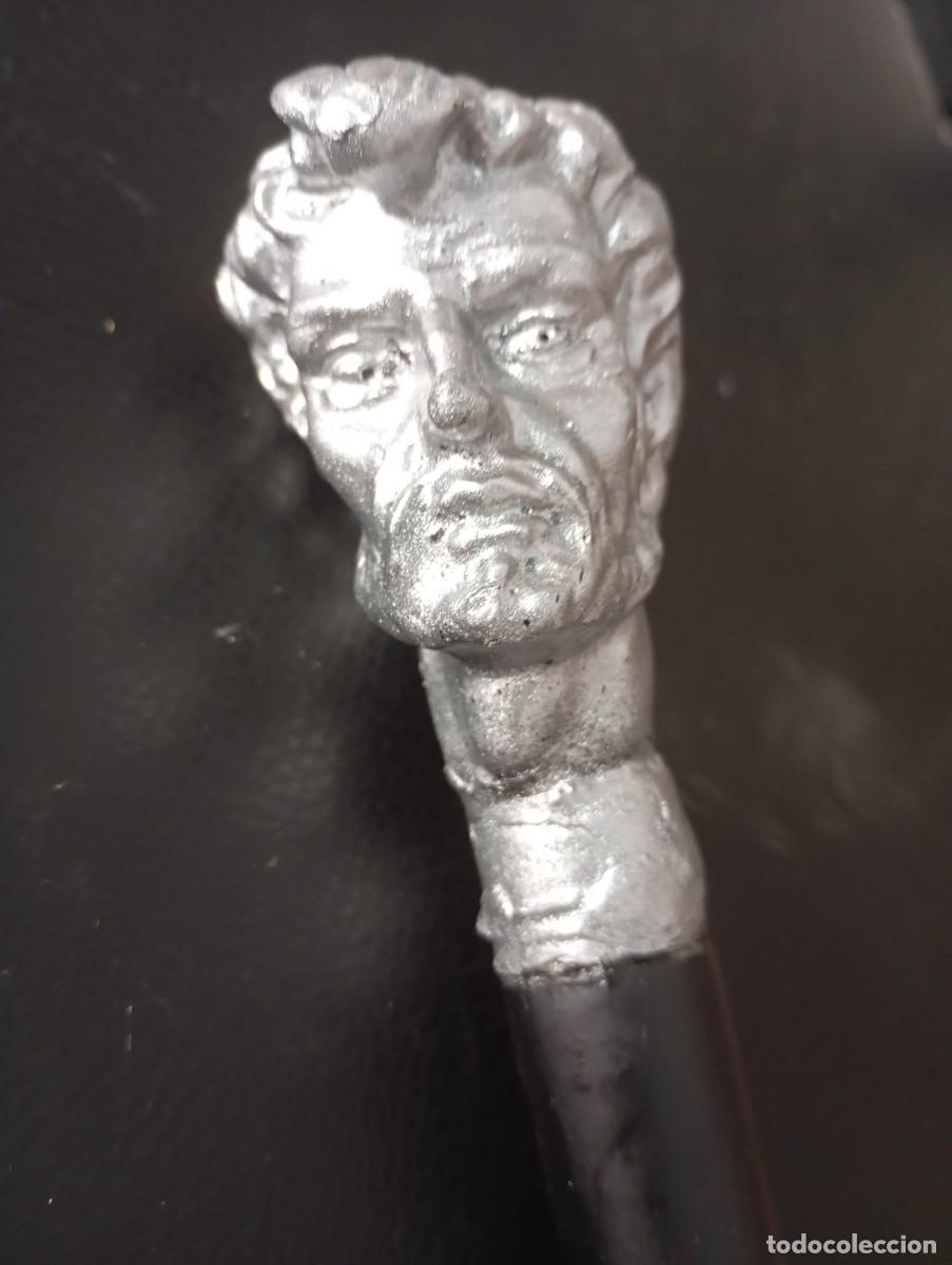 Antig&uuml;edades: Bast&oacute;n Abraham Lincoln Busto Plateado