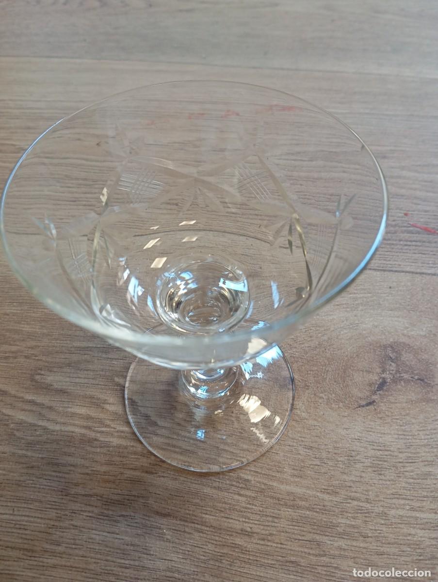 Antig&uuml;edades: 2 copas de cristal estilo vintage - Foto 2