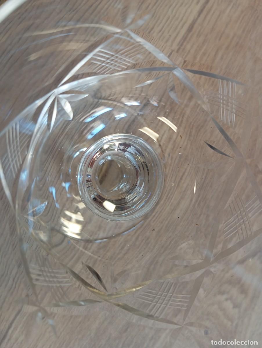 Antig&uuml;edades: 2 copas de cristal estilo vintage - Foto 5
