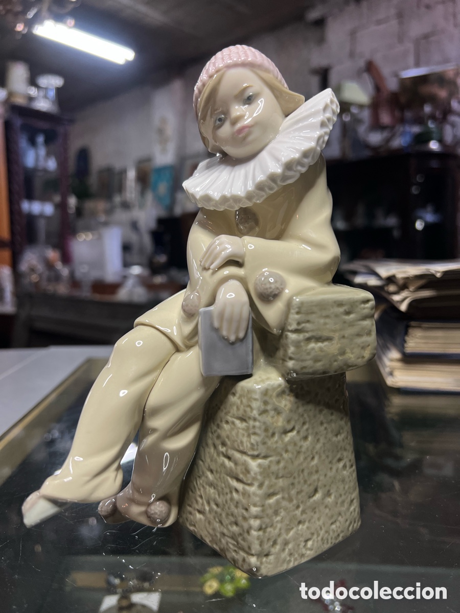 Antiques: Lladr&oacute; - Peque&ntilde;o Buf&oacute;n (Little Jester) - Ref 5203 - Escultor Juan Huerta (Descatalogada)