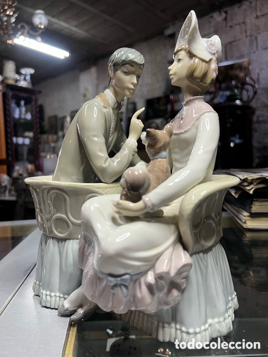 Antiques: Lladr&oacute; brillante - T&uacute; y Yo (You and Me) - Ref 5043 - Escultor Salvador Furi&oacute; (Descatalogada)