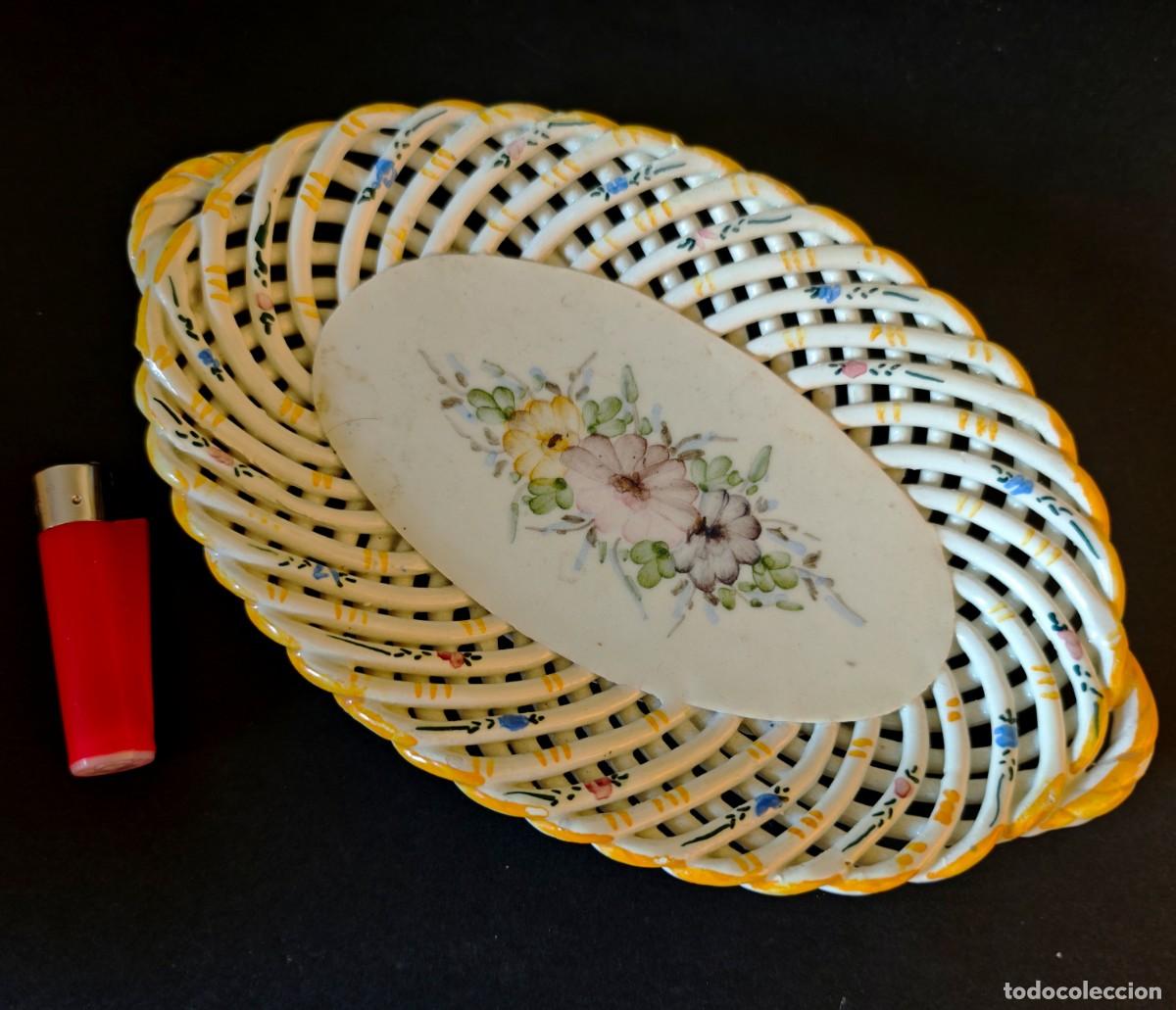 Antig&uuml;edades: BANDEJA DE CERAMICA - ESTILO DE CORDONES
