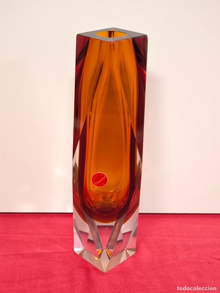 Antiquit&eacute;s: JARRON EN CRISTAL DE MURANO FLAVIO POLI