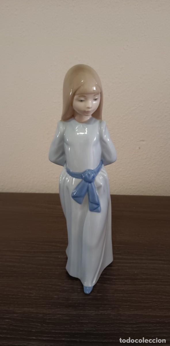 Antiques: BONITA ESTATUILLA DE PORCELANA DE LA MARCA NAO LLADRO,VINTAGE DE LOS A&Ntilde;OS 80, HECHA EN ESPA&Ntilde;A