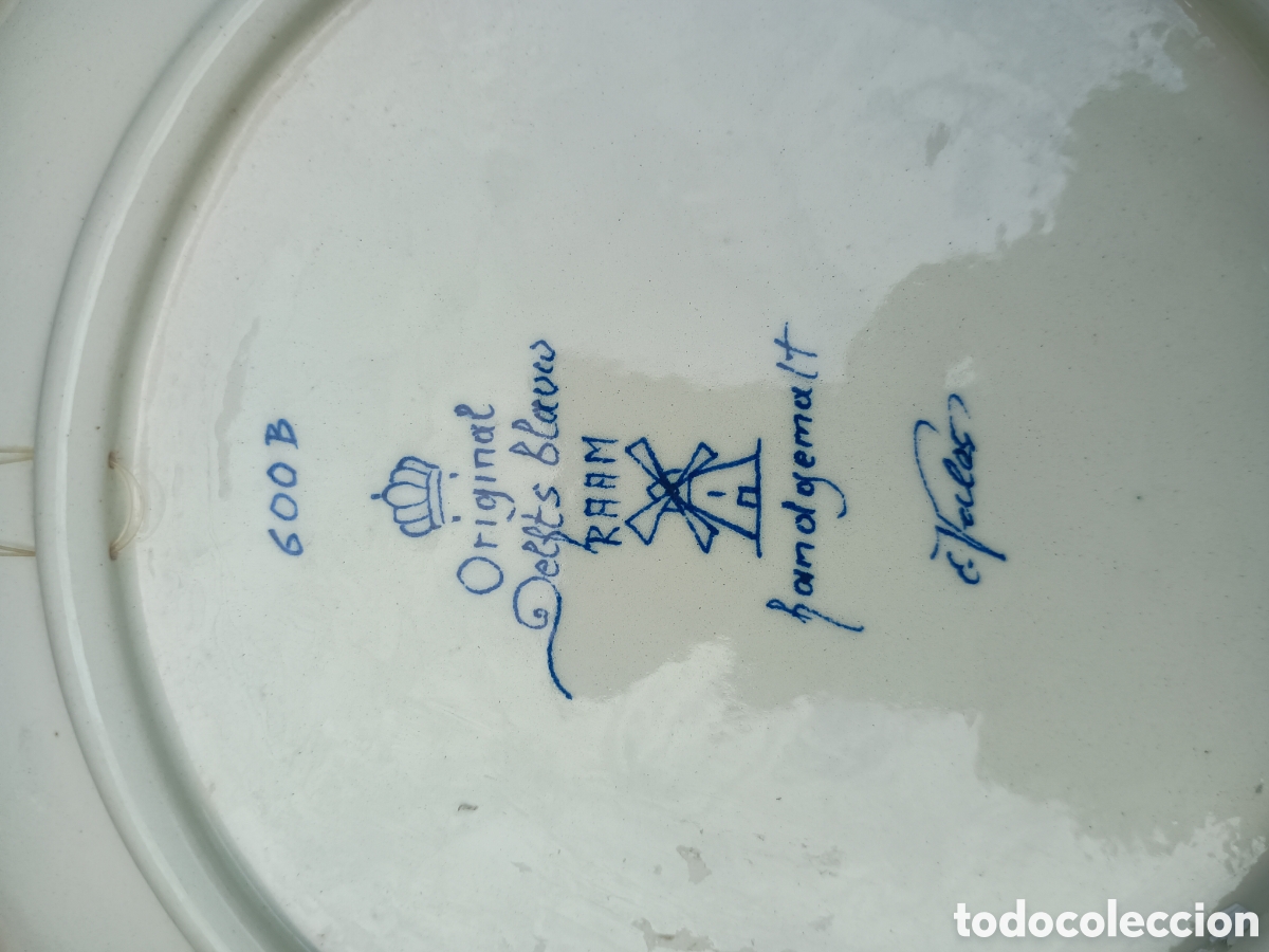 Antig&uuml;edades: Plata Holanda Delf firmado - Foto 5