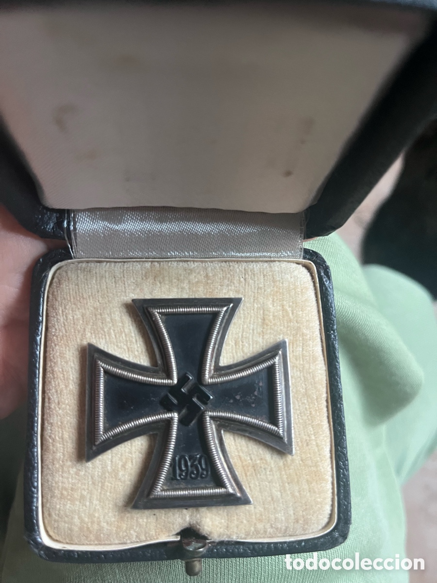 Antiguidades: Cruz de Hierro 1&ordf; Clase 1939 (EK1) con Estuche Original