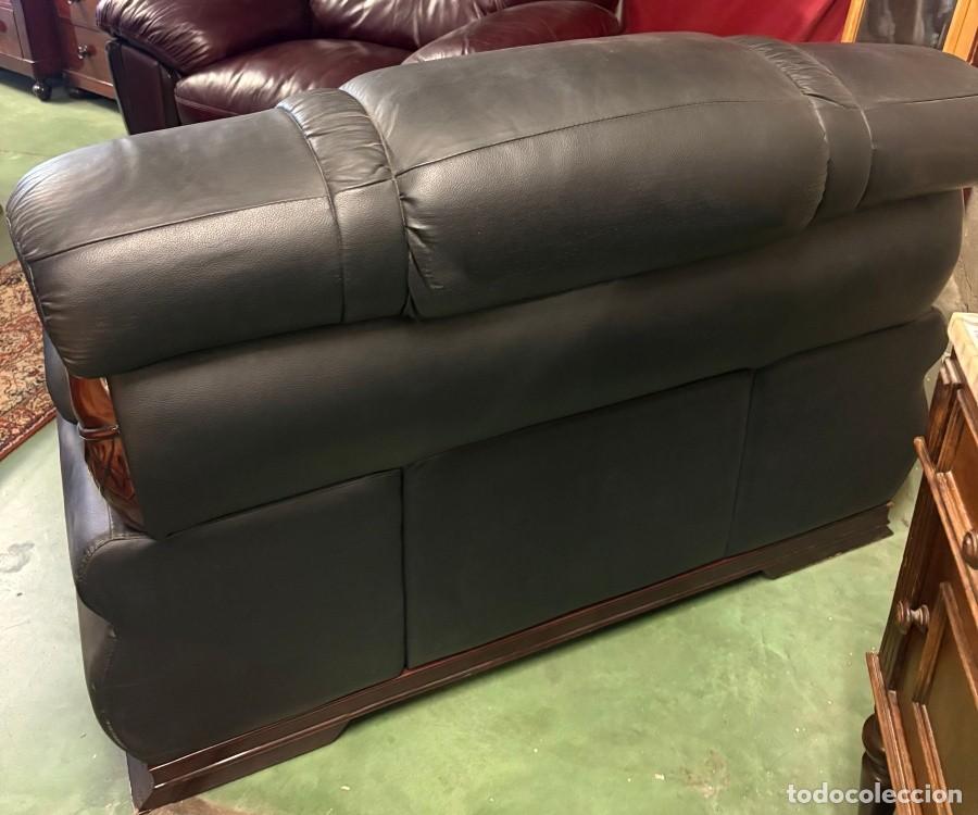 Antig&uuml;edades: Sill&oacute;n Negro de Madera Vista - Foto 6