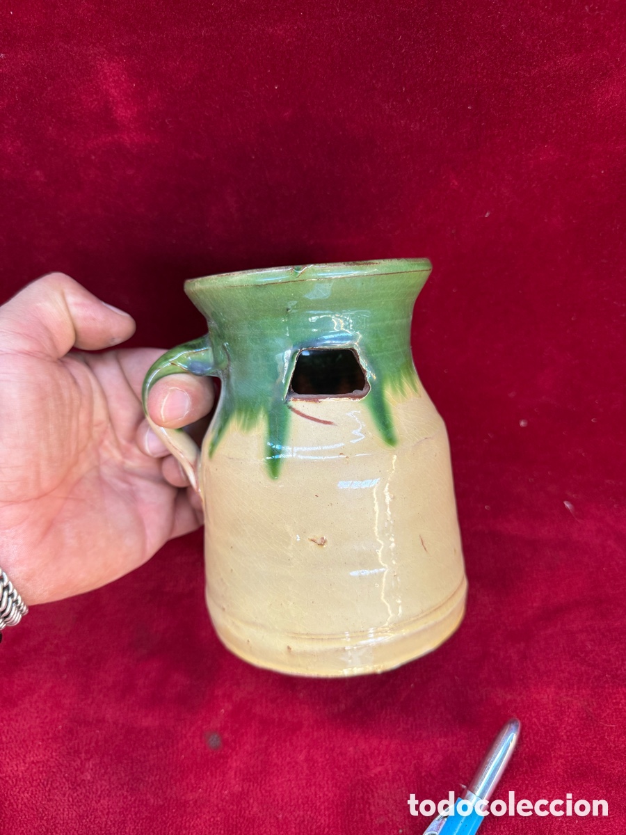 Antig&uuml;edades: Antiguo medidos de vino,Ceramica de Ubeda!