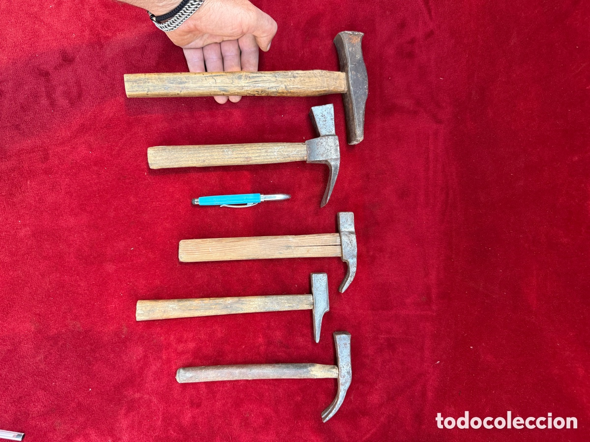 Antig&uuml;edades: Gran lote de martillos antiguos!