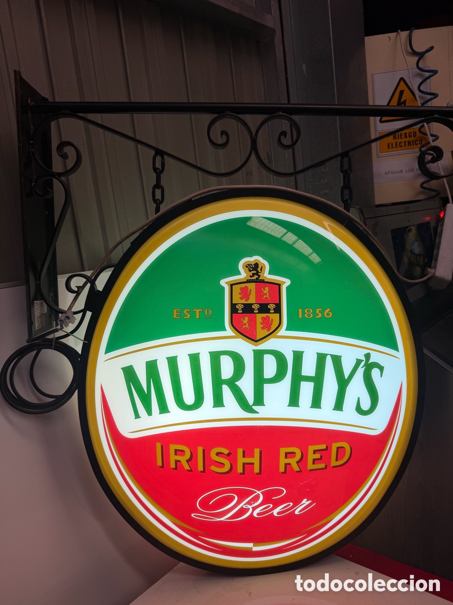 Antig&uuml;edades: R&oacute;tulo Luminoso Murphy's Irish Red Beer